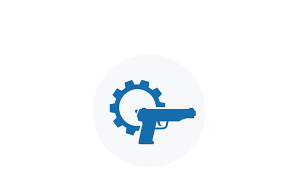Blue Icon of Gunsmithing